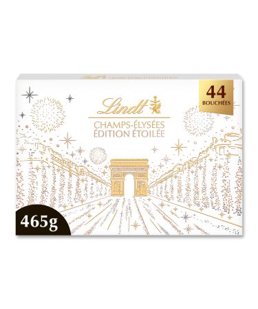 Lindt - Bo te CHAMPS- LYS ES dition toil e - Assortiment de Chocolats au Lait Noirs et Blancs - Pralin s Croustillants et Onctueux - Id al pour No l 465g
