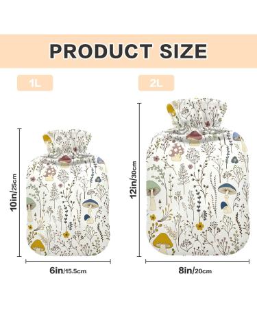 Wild Plants Mushrooms Heat Bottle - 2L Pain Relief & Hand/Foot Warmer for Menstrual Complaints - Buy Online on GoSupps.com