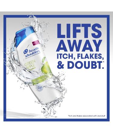 Head and Shoulders Green Apple Anti-Dandruff Shampoo - 13.5 fl oz - Buy Online on GoSupps.com