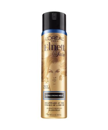 L'Oreal Paris Elnett Satin Hairspray Extra Strong Hold (Travel Size) 2.2 Ounce