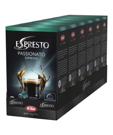 Espresso Passionato Expresso, Pack of 6 (6 x 124 g)