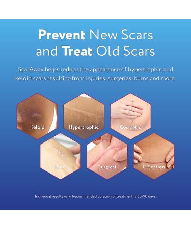ScarAway Silicone Scar Gel 20g - Improve Size, Color & Texture of Scars from Injury, Burns & Surgery - Water Resistant - Buy Online on GoSupps.com