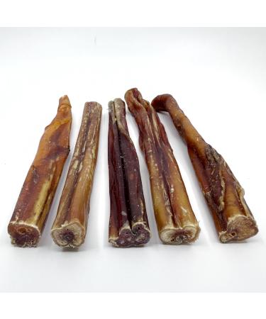 BULLY PALS - 7-8 inch Jumbo/Thick Bully Sticks - 6 Pack - Long Lasting All Natural Single Ingredient Dehydrated Dog Treats and Dental Chews
