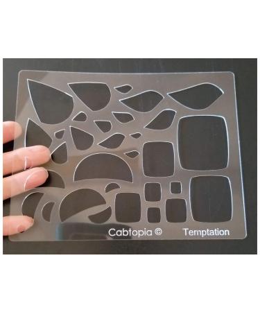 Cabtopia - Lapidary Jewelry Design Template StencilTemptation