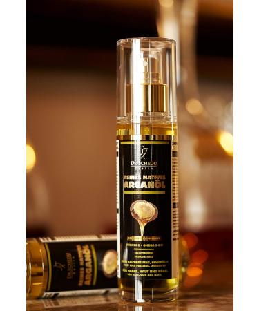 Dr. Schedu Berlin 100% Pure Moroccan Argan Oil - Organic Cold-Pressed - 100 ML - Ultimate Damage Control for Hair, Skin, and Nails - Rich in Vitamin E, Omega 3, 6, 9 - Buy Online on GoSupps.com