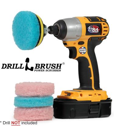 Drillbrush Power Scumbusting Scrubbing Pads Bathroom Surfaces Shower Tubs Tile - Buy Online on GoSupps.com