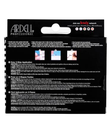 Ardell Double Individuals Medium Knot Free Eyelashes - 56 Real Hair Singles Black (No Glue) - Premium Quality Lash Extensions - Buy Online on GoSupps.com