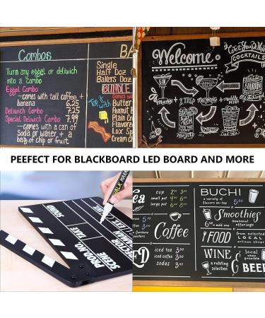 ZODDLE Liquid Chalk Markers - 1mm Extra Fine Tip, 10 Vibrant Colors - Erasable Marker Pen for Blackboards, Chalkboard, Glass, Window, Label - Liquid Chalk-10 - Buy Online on GoSupps.com