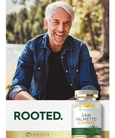 Carlyle Saw Palmetto Extract Gummies | 480mg | Vegan Non-GMO Gluten Free Supplement - Buy Online on GoSupps.com
