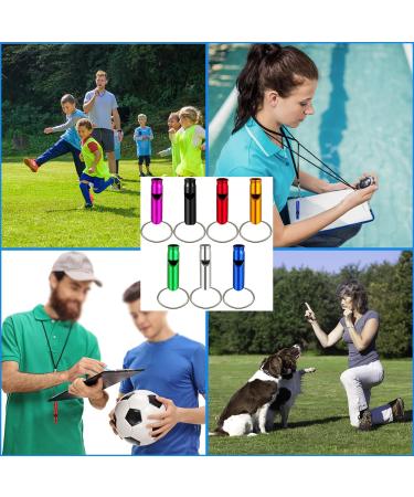 7PCs Aluminum Signal Pipe Set for Outdoor Survival & Pet Training | Extra Loud Sports Referee Pipes - Buy Online on GoSupps.com