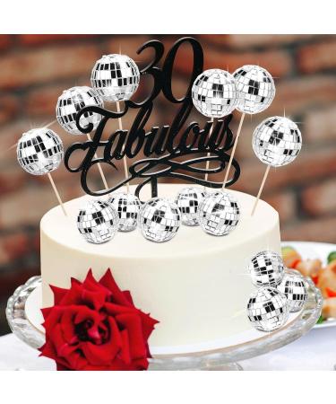 40 Pieces Disco Ball Cupcake Toppers Silver Disco Ball Cake Toppers Disco Ball Centerpiece Decor 70s Disco Theme Cake Decoration for Birthday Disco Theme 70s Party (1.18'') - Buy Online on GoSupps.com