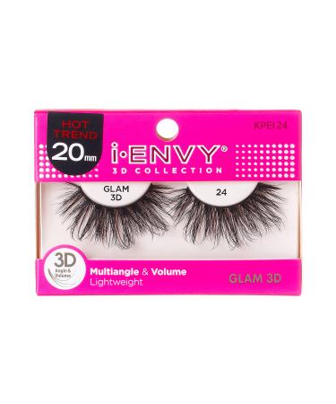 iEnvy by KISS False Eyelashes 3D Lah Glam Collection Multi-angle & Volume Lashes KPEI24