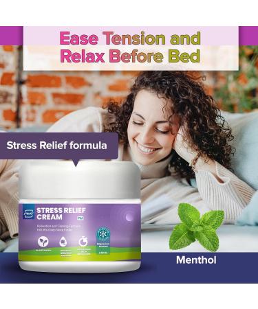 M PAIN MANAGEMENT TECHNOLOGIES Relaxing Stress Relief Cream by PMT Nerve-Calming Topical for Stress Reduction and Better Sleep Enriched with Magnesium & Melatonin 2.83oz - Buy Online on GoSupps.com