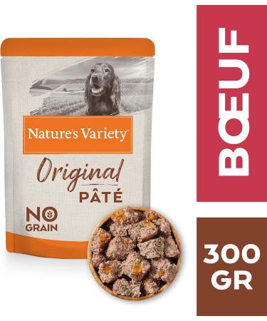 Nature's Variety Original No Grain Sweet Tooth for Adult Dogs - Beef 8 x 300g Cans - High Quality Grain-Free Dog Food - Buy Online on GoSupps.com