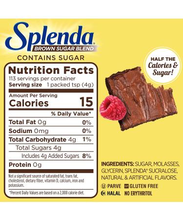 SPLENDA Brown Sugar Blend for Baking - 1 Pound Bag (Pack of 1) - Buy Online on GoSupps.com