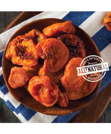 Dried Peaches 1lb - Unsweetened, Extra Fancy California Grown, Non-GMO 16oz - Buy Online on GoSupps.com