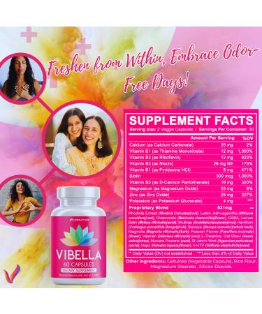 Feminine Deodorant Protection Pills | All-Day Freshness & Hygiene | Natural Formula for Women's Private Parts & Underarms - Buy Online on GoSupps.com