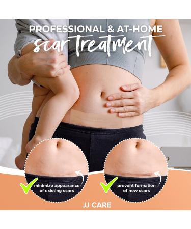 JJ CARE 1.6 x 120 Soft Silicone Scar Tape - Flexible, Washable & Reusable Medical Grade Strips for Surgical Scars - Latex-Free Silicone Tape - Buy Online on GoSupps.com