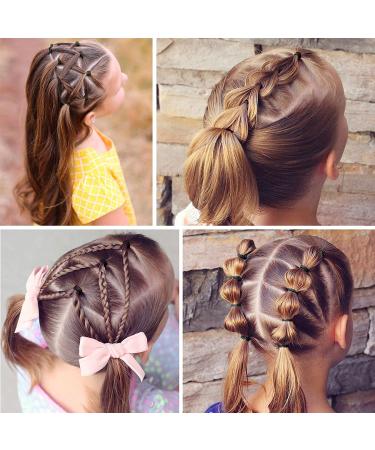 EAONE 1500Pcs Black Hair Bands - Small Hair Ties for Girls & Women, Elastic Rubber Bands in Box - Buy Online on GoSupps.com