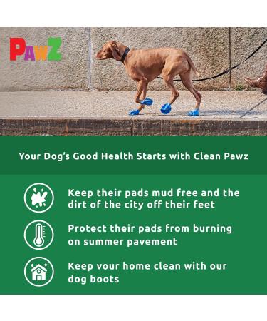 PAWZ PAWC Tiny Dog Boots - 12 Pack | Durable & Waterproof Dog Booties for Small Dogs - International Shipping Available - Buy Online on GoSupps.com