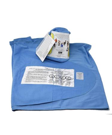 Baby Wrap Carrier Soft  Stretchy  Cotton Baby Wrap  Baby Sling  Nursing Cover Up for use with Newborn-Toddler: Evenly distributes Weight for More Comfortable Carrying (Medium Blue) - Buy Online on GoSupps.com