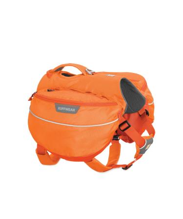 Luffwear hiking backpack for dogs very small dog breeds size adjustable size: XS orange (orange Poppy) Approach Pack Orange (Orange Poppy) XS