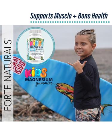 Kids Magnesium Calm Gummies for Sleep, for Bedtime, 60 Count Supplements Made in The USA Kids Gummies 100mg 1 Count (Pack of 60) - Buy Online on GoSupps.com