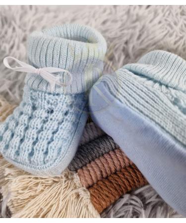 Royal Icon Baby Booties 0-3 Months Blue - Soft & Stylish Newborn Slippers for Boys and Girls - Ri403 Ri1045 - Buy Online on GoSupps.com