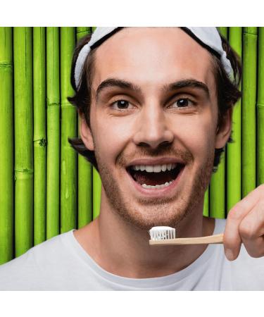 Miradent Happy Morning Bamboo Travel Toothbrush - 40 Hygienically Packaged 100% Biodegradable with Xylitol Toothpaste | Eco-Friendly Guest Toothbrush - Buy Online on GoSupps.com