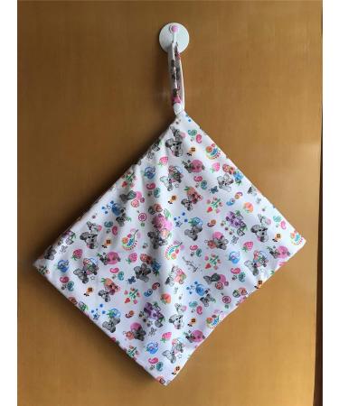 MUMBABY Wet Dry Bag for Baby Cloth Diaper Nappy Bag Reusable with Two Zippered Pockets (Koala) - Buy Online on GoSupps.com