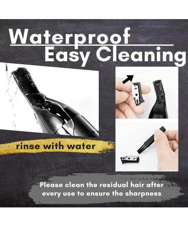 URBANER Battery Operated Waterproof Eyebrow Trimmer for Men Compact Electric Beard Razor Portable Facial Hair Clipper Safe Blade Lightweight Gifts MB-062 - Buy Online on GoSupps.com