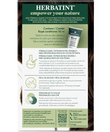  Herbatint Herbatint Permanent Hair Colour 4D Golden Brown 170 ml No Ammonia Optimal Coverage of Grey Hair for Sensitive Skin with 8 Organic Natural Extracts - Buy Online on GoSupps.com