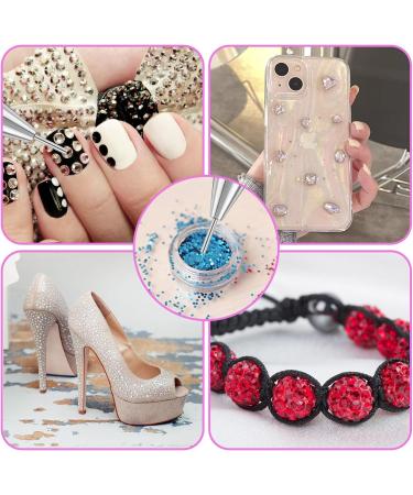 Ouligay 2Pcs Rhinestone Picker Dotting Pen - Nail Art Gem Pick up Tool for DIY Crafts - Buy Online on GoSupps.com