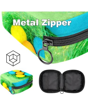 Shop Women's Binding Storage Bag - Painted Easter Egg Tampon Storage Bags with Zip Pockets - Buy Online on GoSupps.com