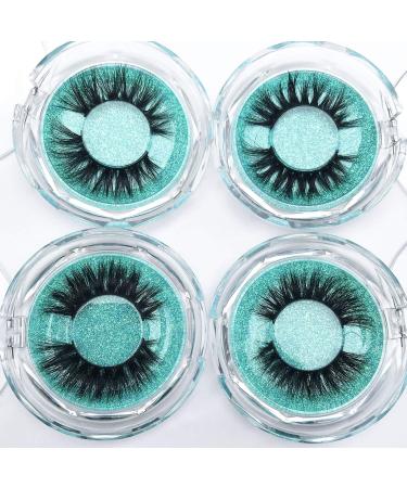 BEAUTY4YOU 100% Siberian 3D Mink Fur Eyelashes - Handmade, Natural Daily Wear, Cruelty-Free False Eyelashes - Wholesale Pack of 10 Styles - Buy Online on GoSupps.com