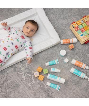 My Expert Midwife Newborn Baby Mega Mild Skin Saviours Kit | Clean Natural Ingredients | Suitable for Sensitive Skin + Fragrance Free | Set of 3 with Baby Nappy Cream Skin Salve Dribble Defence Newborn Saviours Kit - Buy Online on GoSupps.com