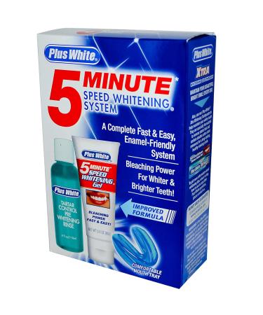 Plus White 5-Minute Speed Whitening System - Enhanced Formula for Fast Teeth Whitening - International Shipping Available - Buy Online on GoSupps.com