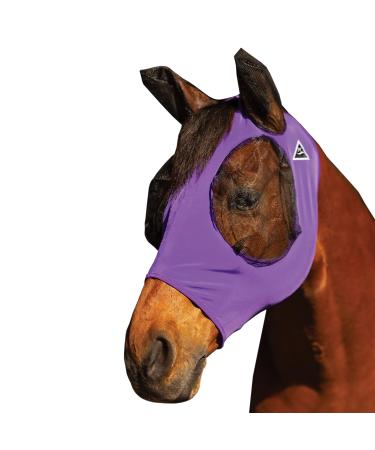 Professional's Choice Comfort-Fit Pony Fly Mask - Purple - Maximum protection and comfort for your horse Pony (Small) Purple