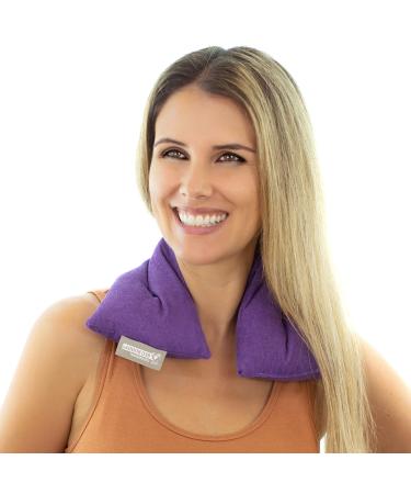Bed Buddy Heated Aromatherapy Neck Wrap, Lavender Scented - Microwavable Hot & Cold Therapy for Sore Muscles, Stress Relief, and Relaxation - Soft Plush Fabric with Lavender