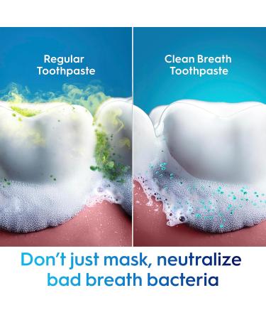 Crest Toothpaste Clean Breath Smooth Mint 3.3oz Pack of 3 Neutralizes Bad Breath Antibacterial Protection Fights Cavities Freshens Breath Gently Whitens - Buy Online on GoSupps.com