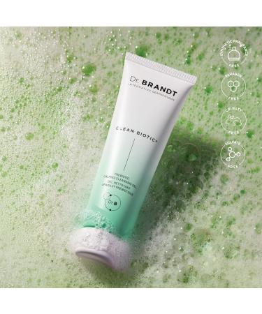 Dr. Brandt Clean Biotic - pH-Balancing Yogurt Cleanser - Melts Away Dirt Debris Pollution Makeup Sunscreen & Excess Oil - 3.5 fl oz Pack of 2 - Buy Online on GoSupps.com
