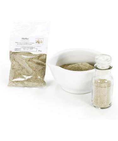  Feine W rze White pepper white pepper Muntok pepper gourmet pepper steak pepper Indonesia pepper piper nigrum natural air-dried sp - Buy Online on GoSupps.com