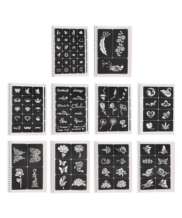 Out Design Stencil Kit - 97 Reusable Patterns for Glitter Airbrush Body Art | International Shipping - Buy Online on GoSupps.com