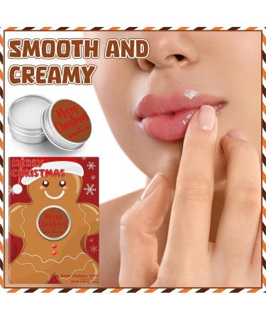 Leelosp 25 Pack Christmas Lip Balm Tins Cute Gifts Bulk Lip Balms Honey Flavor for Chapped Lips Holiday Party Favors Supplies Treat Goodie Bags Stuffers Small Gifts - Buy Online on GoSupps.com