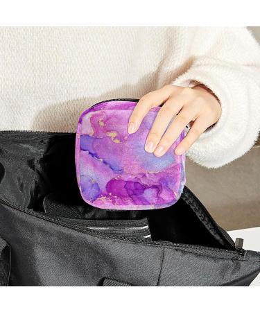 Rosa Gold Marble Menstrual Cup Bag - Portable Period Pocket for Women & Teens - Stylish Storage for Tampons & Breastfeeding Needs - Buy Online on GoSupps.com