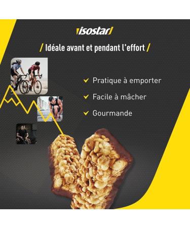 Isostar - Pulse Chocolate Hazelnut Bars - Energy Bars Source of Carbohydrates and Vitamins - Energy Supply - 1950 - Buy Online on GoSupps.com
