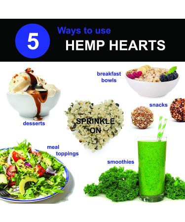 USA Grown Organic Hemp Hearts (Hulled Hemp Seeds) - 3 LB Bag - Raw, Non-GMO, Vegan, Gluten-Free - Cold Stored for Maximum Nutrition - Packaging May Vary - Buy Online on GoSupps.com