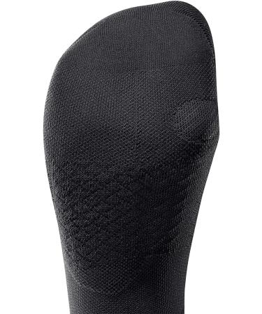 Bauer Enemy Ultralight Compression Running Socks | Thin Sports Socks for Men & Women | Black Size M (41-43) - Perfect for Jogging & Fitness - Buy Online on GoSupps.com