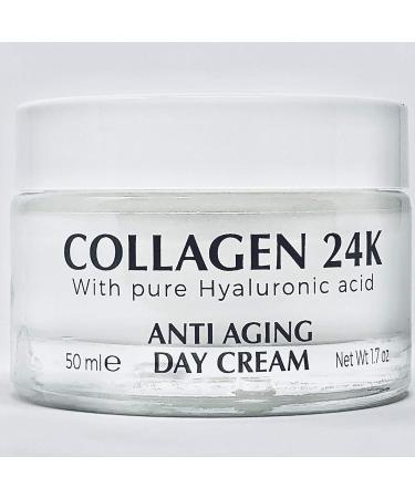 Delfanti COLLAGEN 24K Anti-Aging Day & Night Cream Duo with Hyaluronic Acid - Made in Italy - Buy Online on GoSupps.com