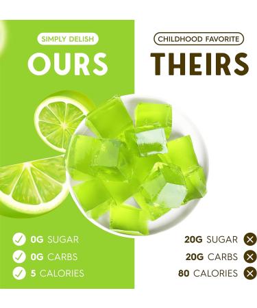 SIMPLY DELISH Lime Jel Dessert 6 x 20g - Buy Online on GoSupps.com